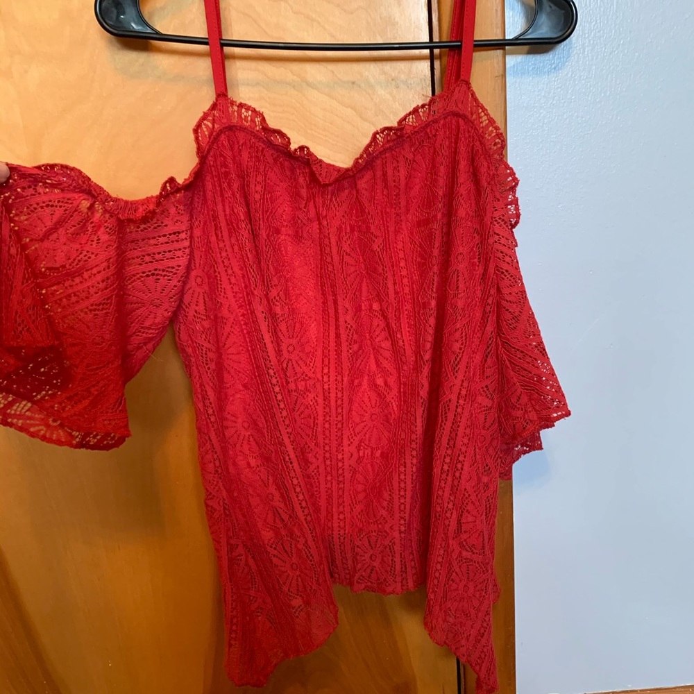 Off the shoulder shirt
